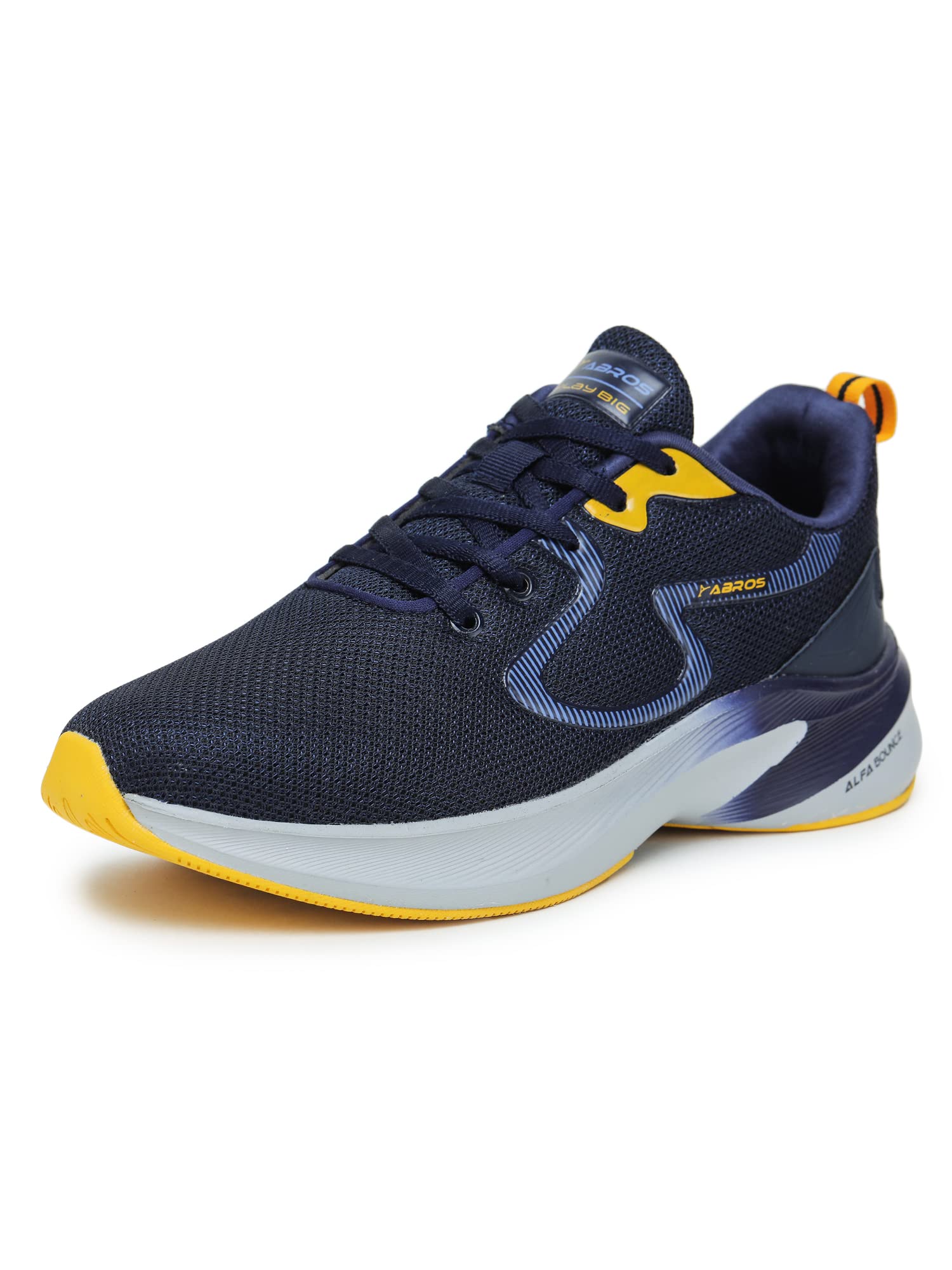 ABROS Mens Andrew ASSG1153 Sports Shoes -Navy/Mustard -8UK (B09VL9F1KT) Amazon Price History, Amazon Price Tracker