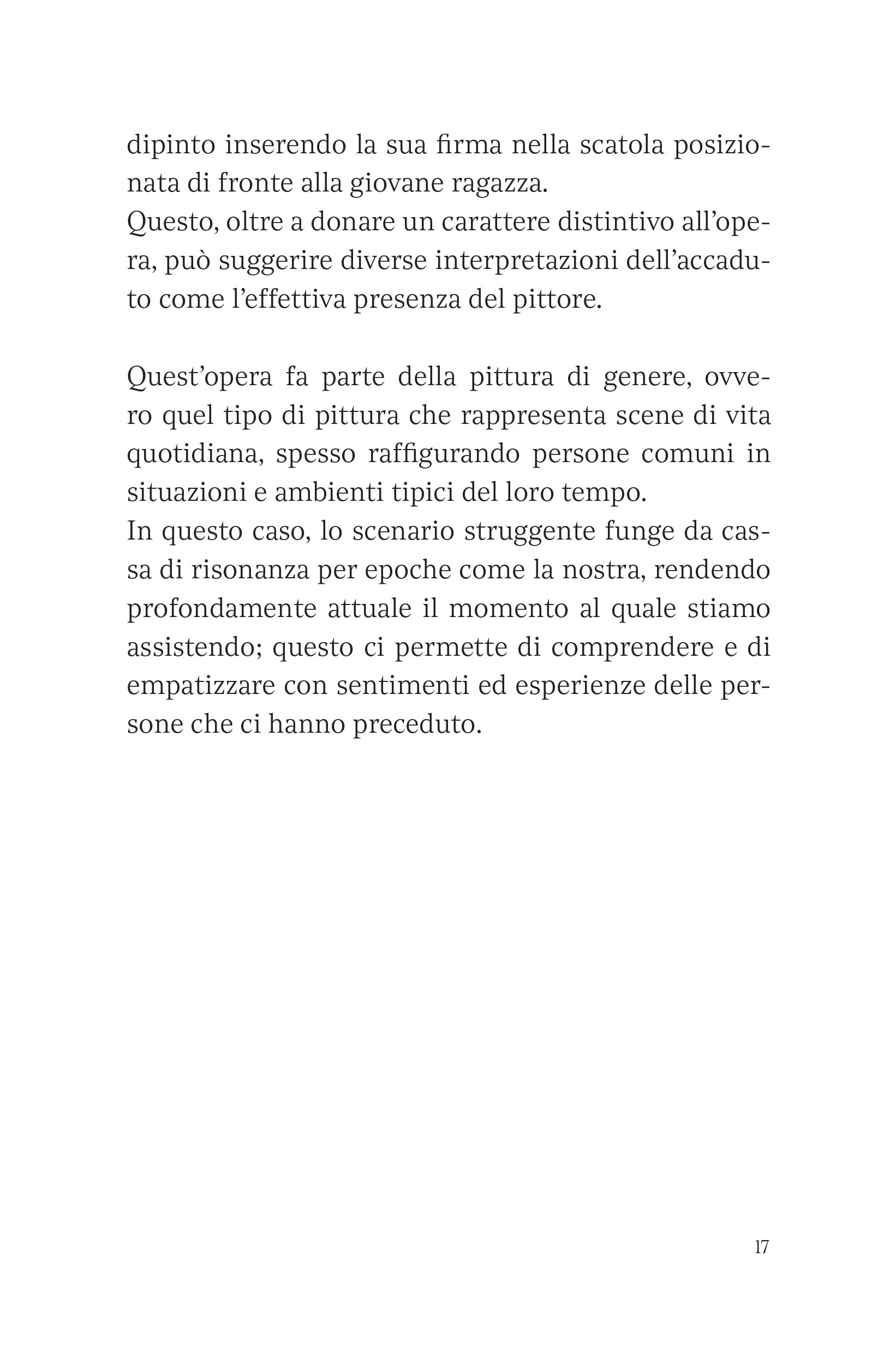 Nessun dipinto mi spezzerà il cuore