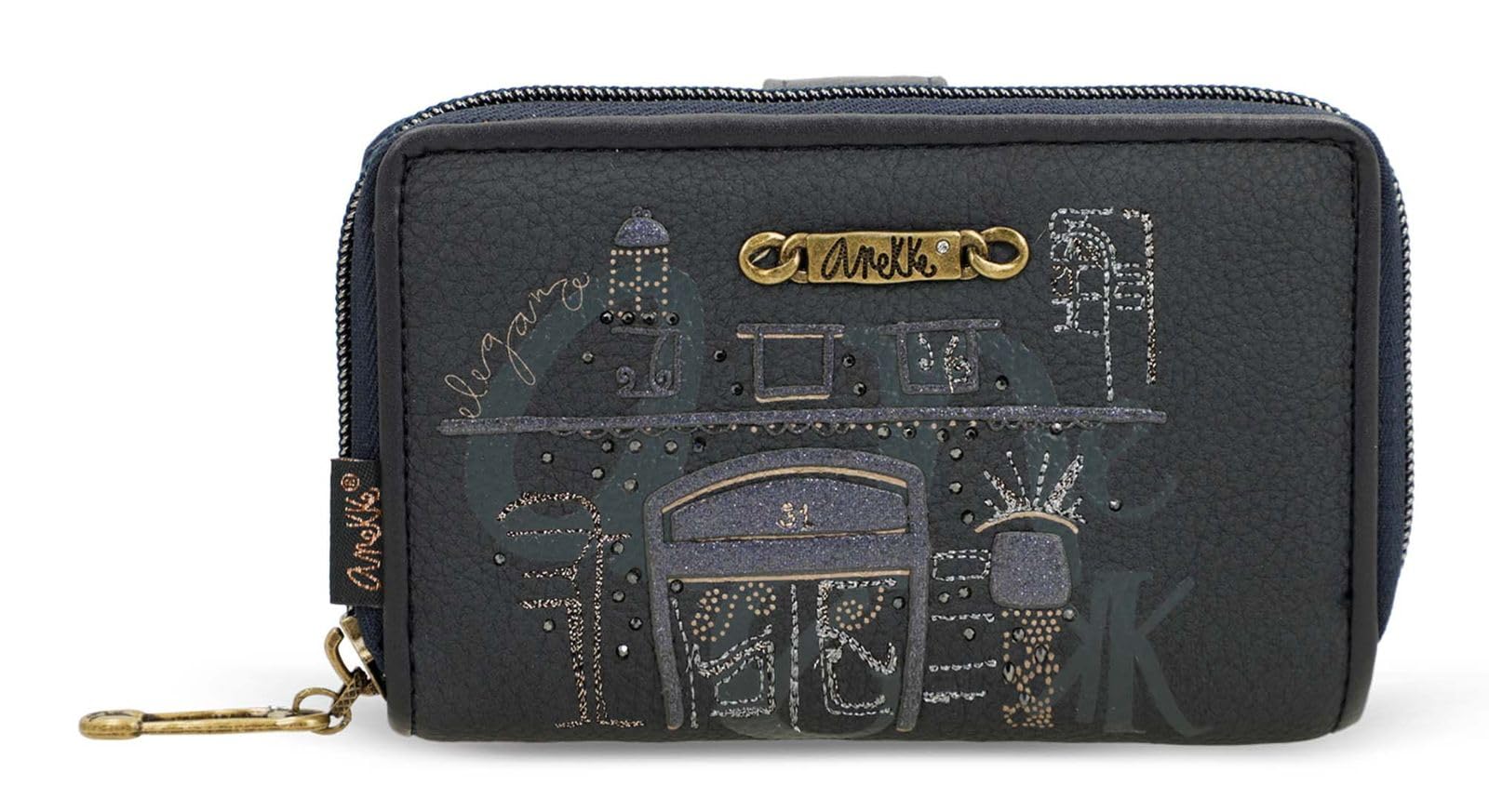 Anekke Geldbörse Boutique Wallet Multicolor dunkelblau