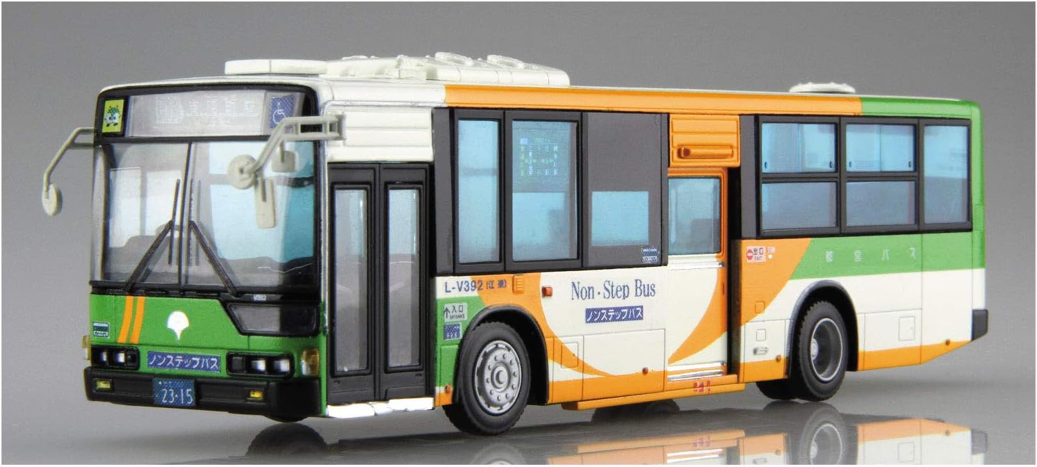 Aoshima Bunka Kyozai 1/80 Working Vehicle Series No.1 Mitsubishi Fuso MP37 Aerostar (Tokyo Metropolitan Traffic Station), Plastic Model
