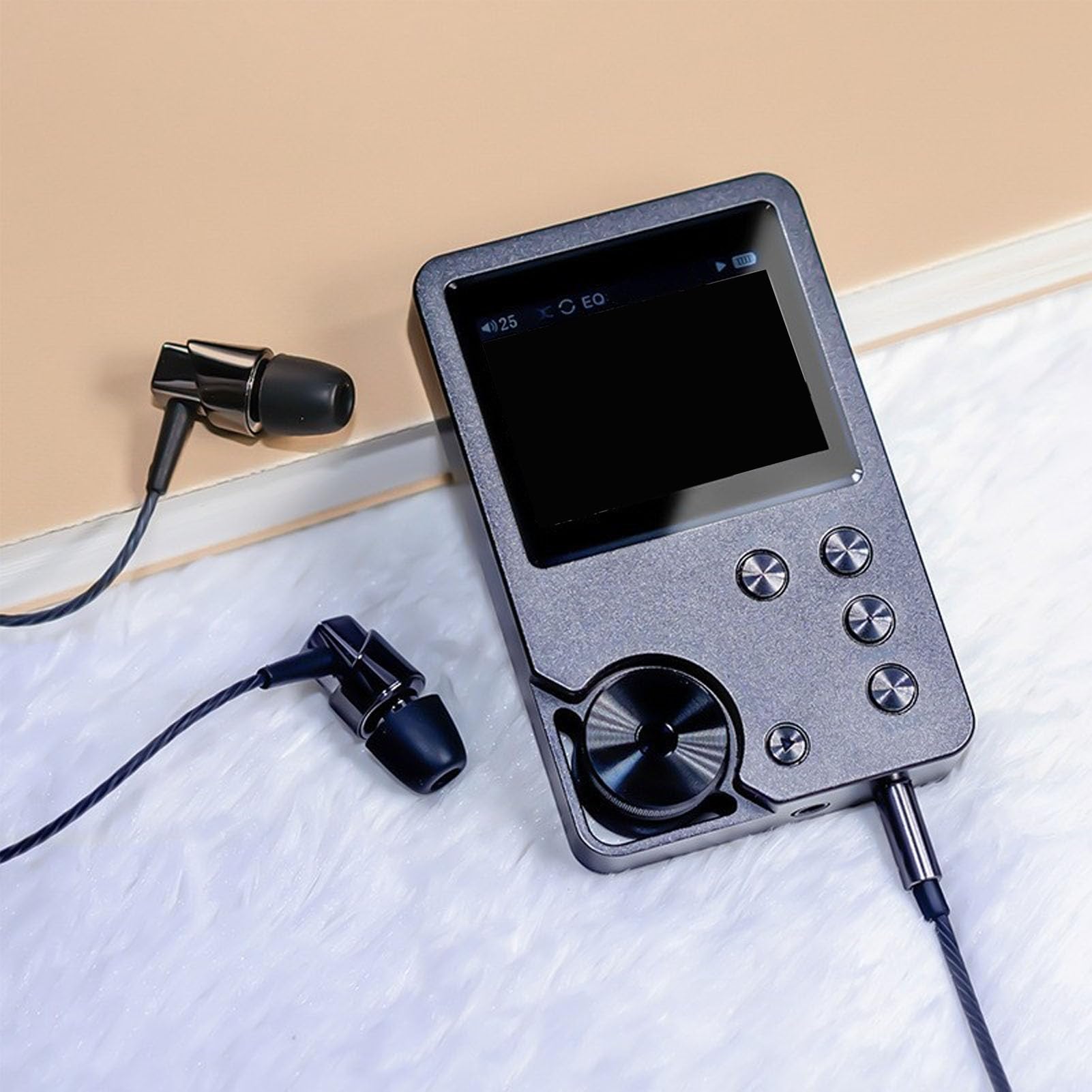 Aramox Reproductor de Música HiFi sin Pérdidas de 64 GB con Soporte DSD256, Reproductor de MP3 Profesional para el Hogar y los Deportes del Automóvil, Audio de Alta Resolución, Ba