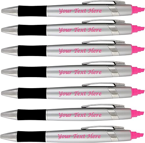 Bolígrafos promocionales con resaltador, paquete de 200 impresiones a granel, resaltador de la Biblia de 2 pulgadas con combo de bolígrafo, añade