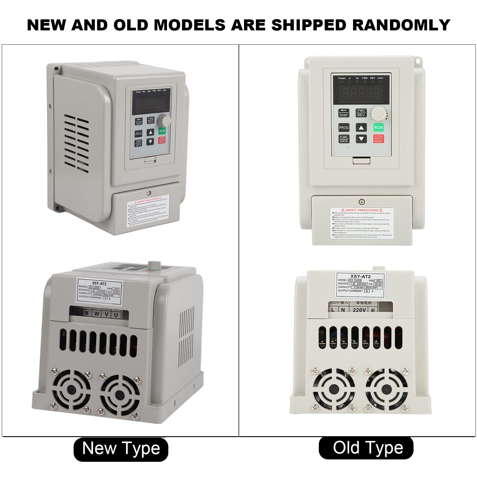 Azionamento a Frequenza Variabile, Azionamento Motore Inverter Ad Alte Prestazioni con Ampio Dissipatore di Calore, AT2 1500X per Motore CA Monofase