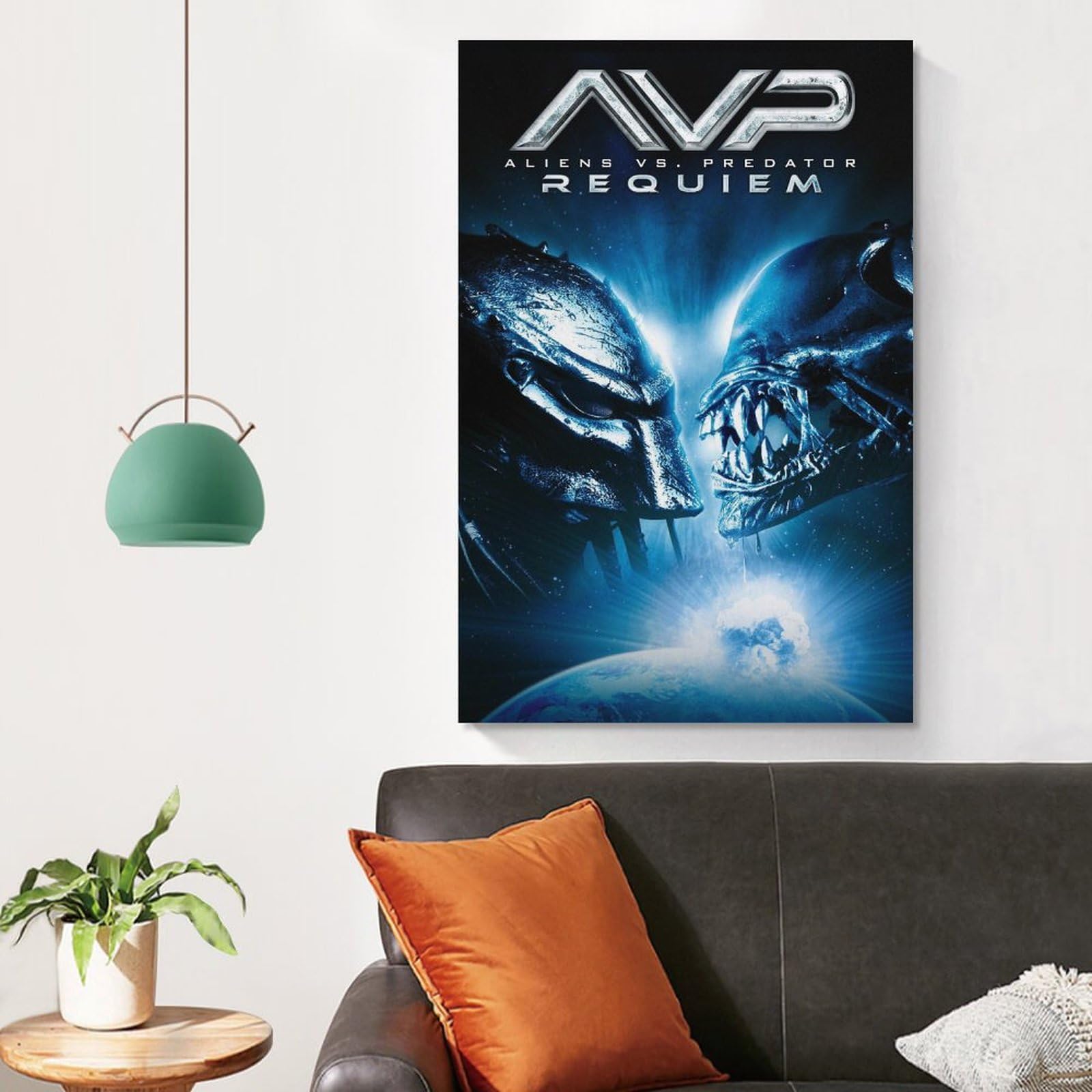Amazon.co.jp: エイリアンVS.プレデター 映画ポスター キャンバス 芸術