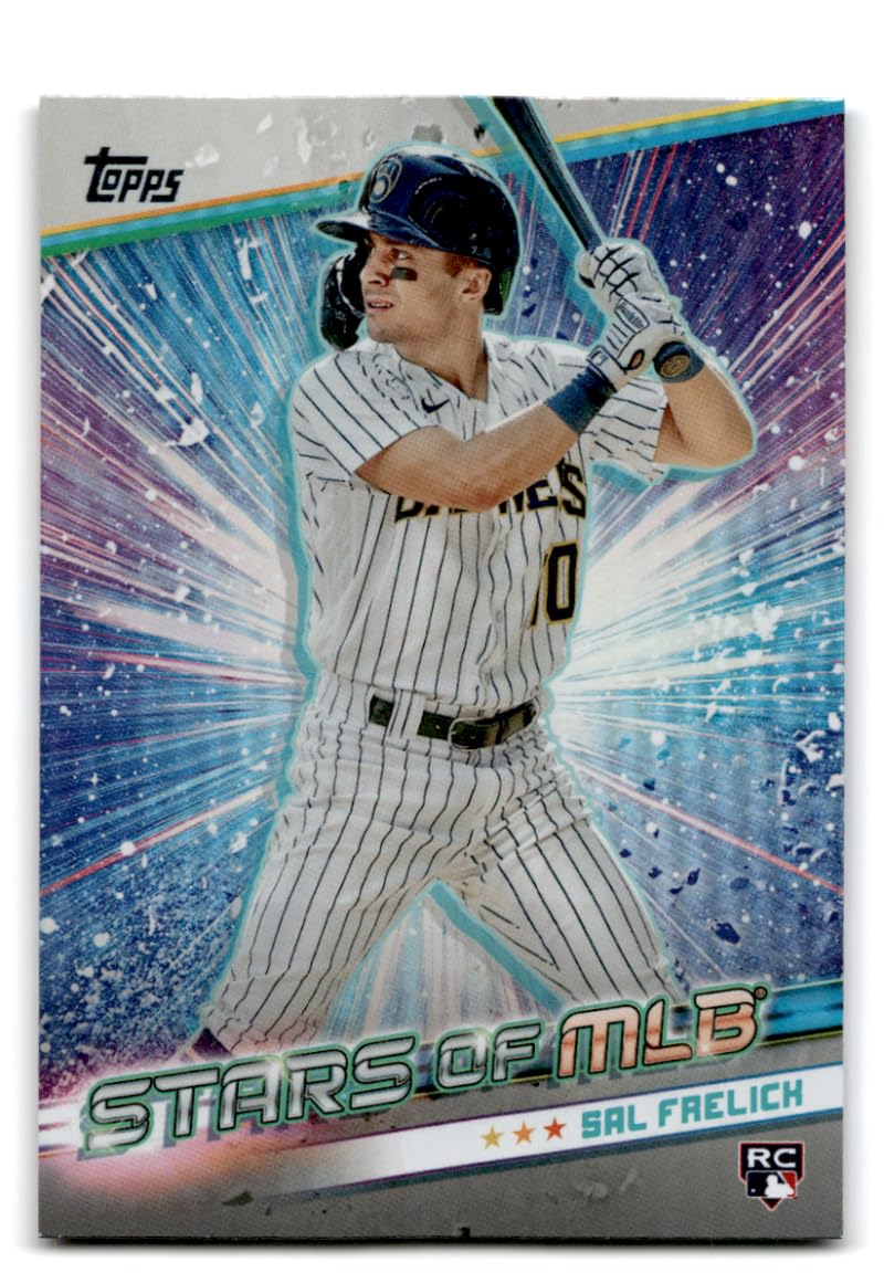 2024 TOPPS STARS OF MLB #SMLB-56 SAL FRELICK RC MILWAUKEE BREWERS BASEBALL OFFICIAL TRADING CARD OF MLB
