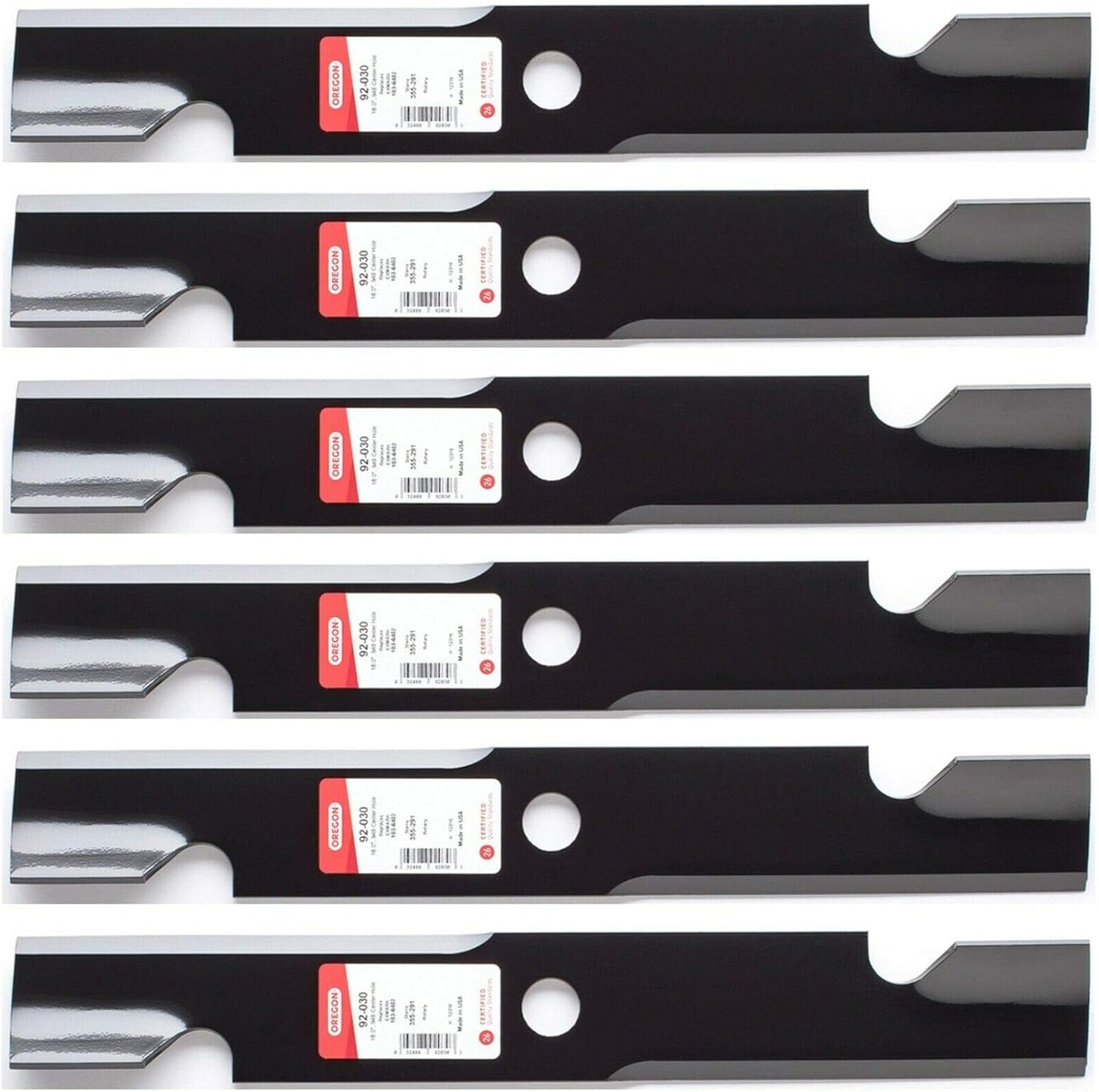 6PK USA Mower Blade for 52" Exmark Lazer Z 103-6402 103-6402-S 103-6382 Toro 109-6873