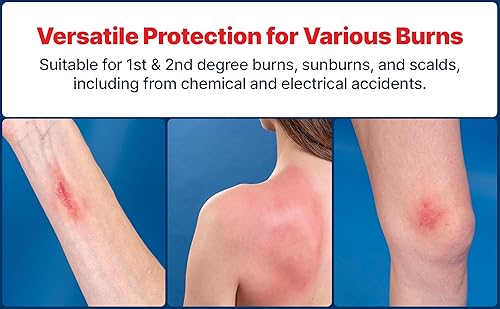 Miniatura 6 de BurnFix® Kit de primeros auxilios recomendado por médicos, kit completo de primeros auxilios de 25 piezas que incluye crema para quemaduras de