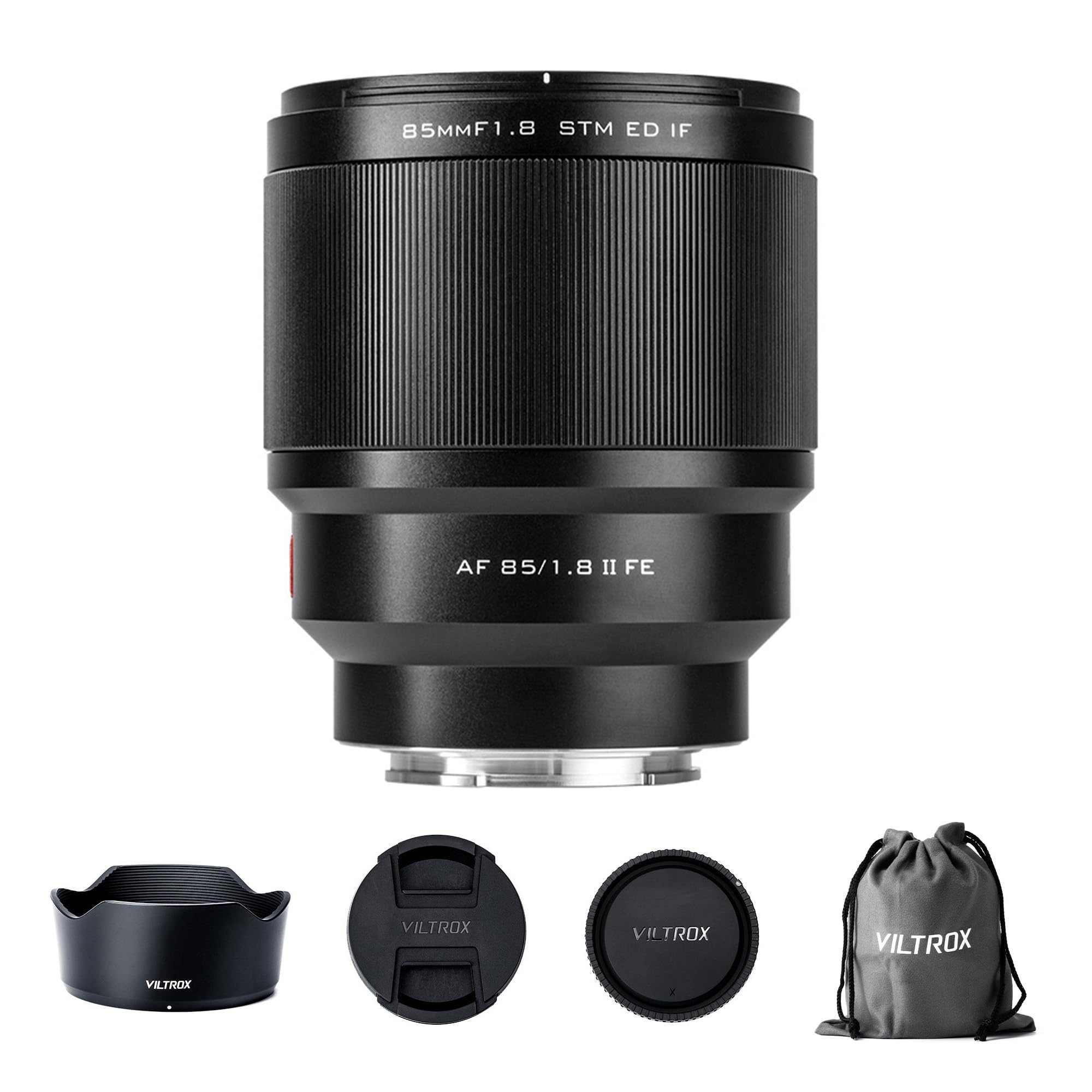 VILTROX 85mm F1.8 Auto Focus Full Frame Large Aperture STM Telephoto Lens Compatible with Sony E-Mount Camera A6000-6700 ZV-E10 FX30 FX3 A7C A7RII A7SIII A7III A7RIII A7IV A7RIV A7RV A9 A1 ZVE1 A7CR