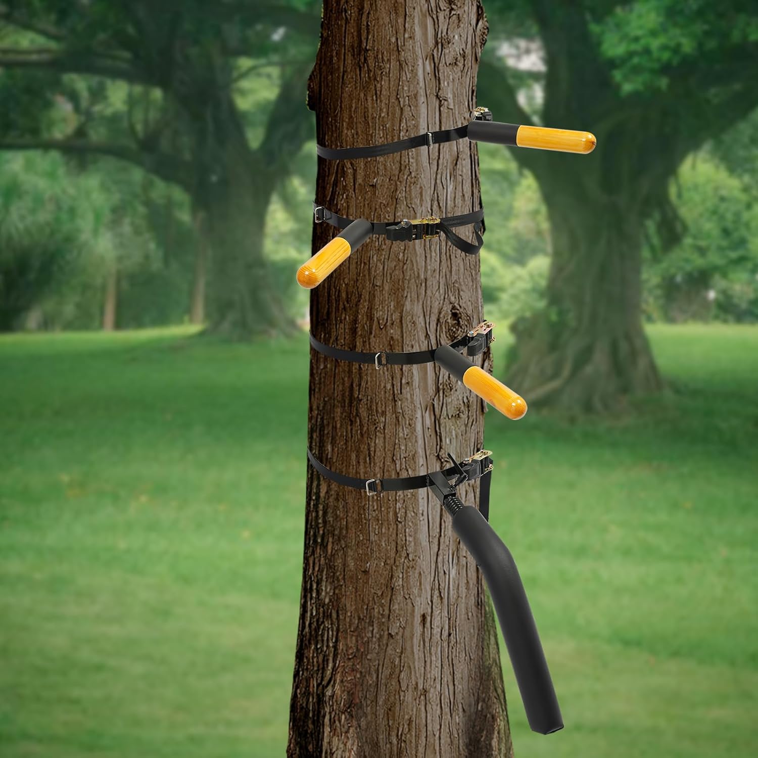 Wing Chun Wooden Dummy, Portable Wing Chun Training Dummies Free Standing Chinese Kong Fu Training Wall Mounted Tree Trunks with 3pcs Wooden Dummy Arms and 1 Leg for Taekwondo Tai Chi Chuan