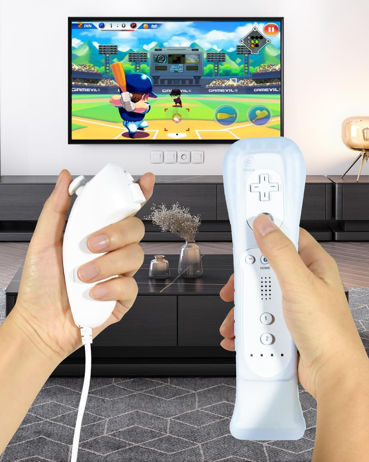 TechKen 2 adattatori Motion Plus con sensore in silicone per telecomando Wii