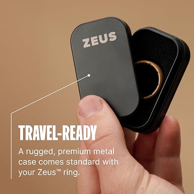 Groove Life Zeus Anti Stretch Silicone Ring Breathable Silicone Rings for Him and Her, Unique Design, Comfort Fit Ring