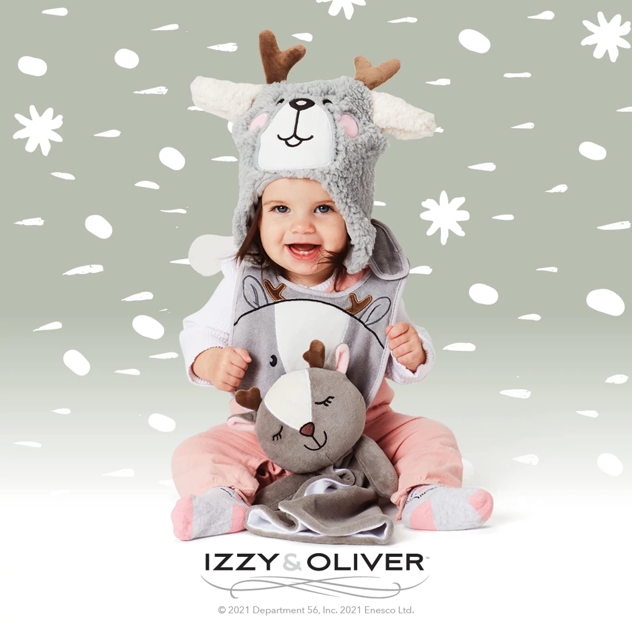 Enesco Baby Izzy and Oliver - Ciervo infantil to me, multicolor, talla única para 0-12 meses