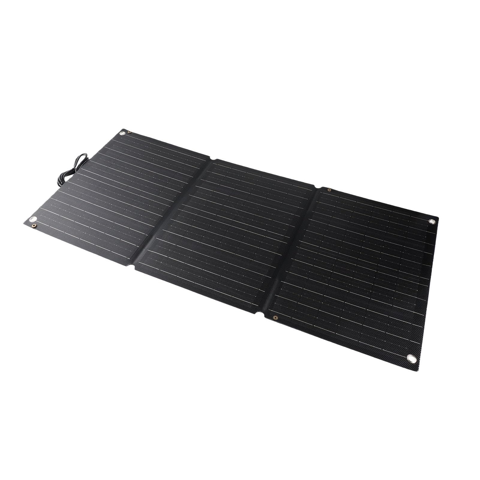 Denash Przenośny Panel Słoneczny 100W, Składany Panel Fotowoltaiczny | Kompaktowy, wodoodporny, podwójne wyjście USB, do użytku na zewnątrz