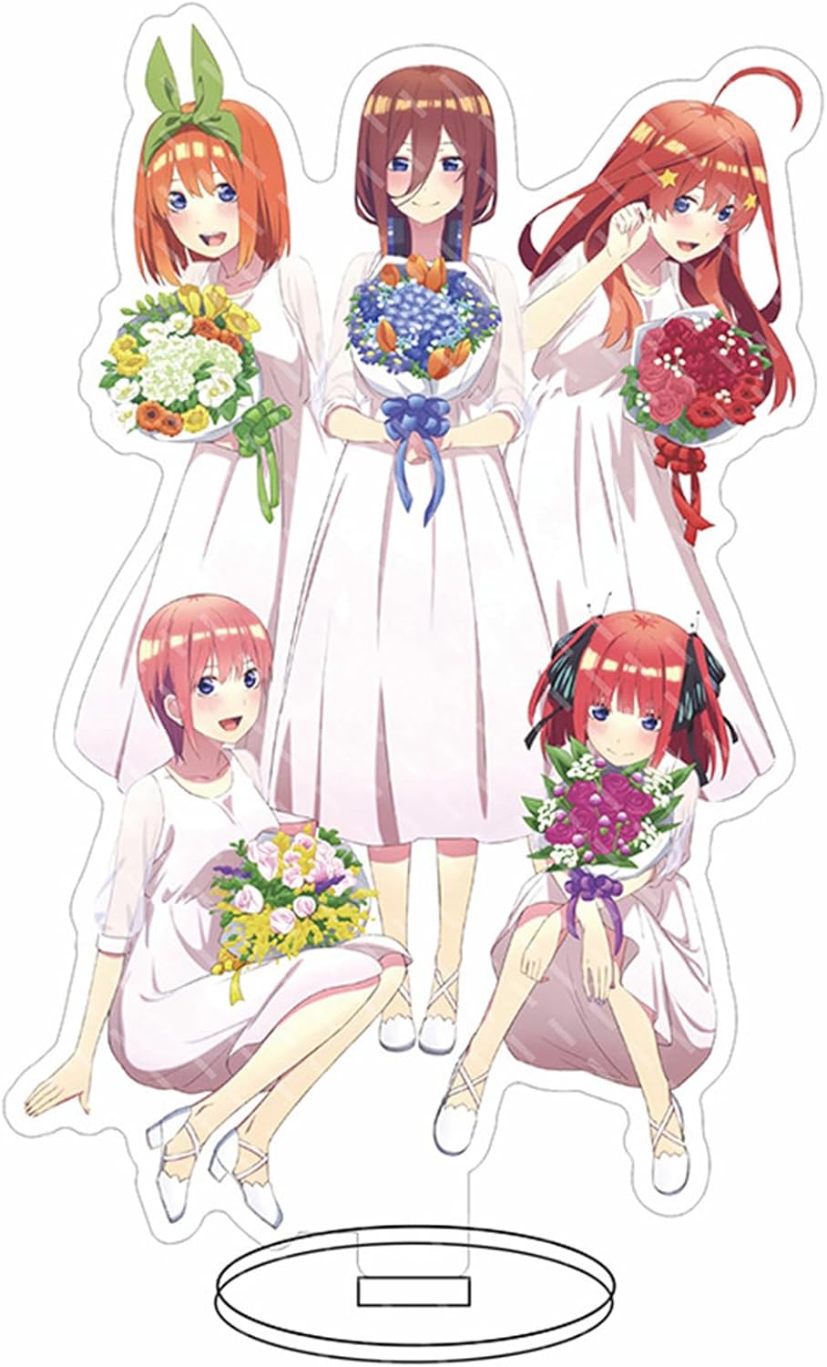 ISaikoy Set of 3 Anime The Quintessential Quintuplets Acrylic Stand Figure Desktop Ornament Character Stand image 4