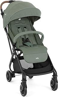 Joie Tourist 3in1 Compact Stroller - Compact Fold Pram with 5-Point Harness Lightweight Stroller for Baby Suitable from Bi...