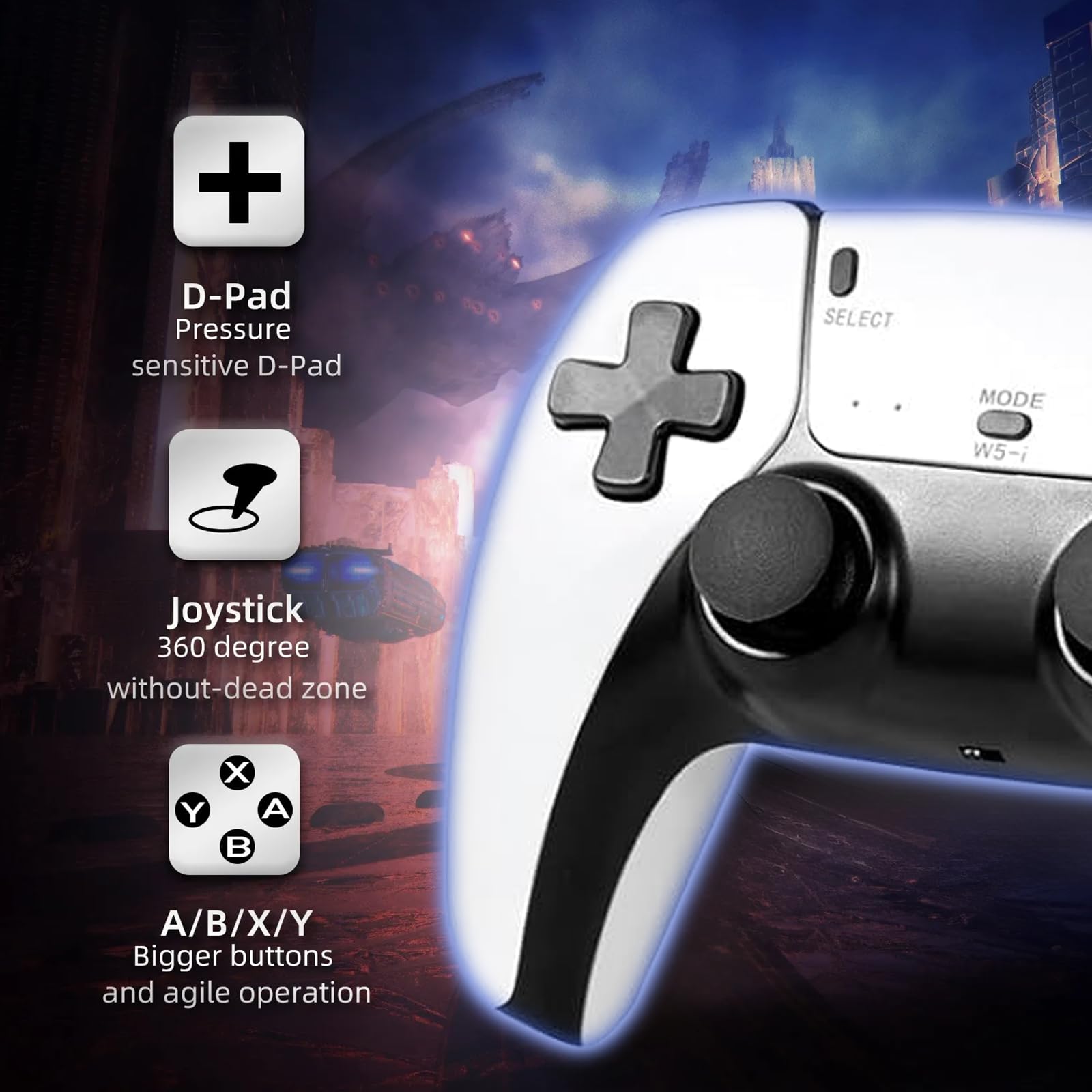 M15 Retro Gaming Konsole, Retro Spielekonsole, Game Stick, 4K HD Re-TRO Gam-ing Konsole, Tragbare Video Simulator Gaming Kon-Sole, Integrierte 20.000+ Klassische Spiele