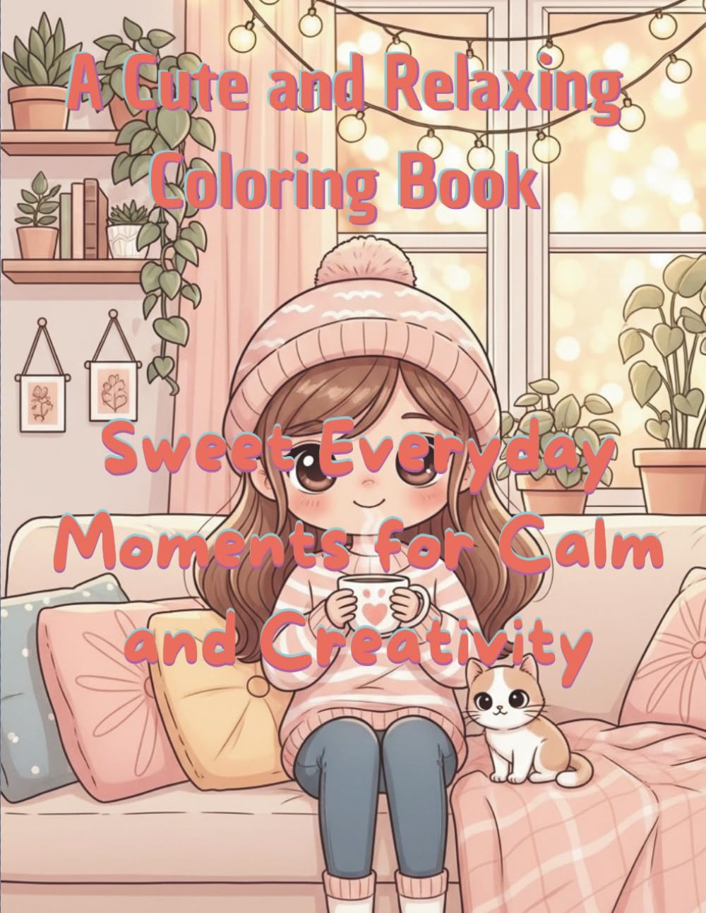 Cozy Girl Life: Aesthetic Coloring Book for Adults and Teens with Cute Daily Moments, Self-Care Scenes, and Relaxing Cozy Vibes