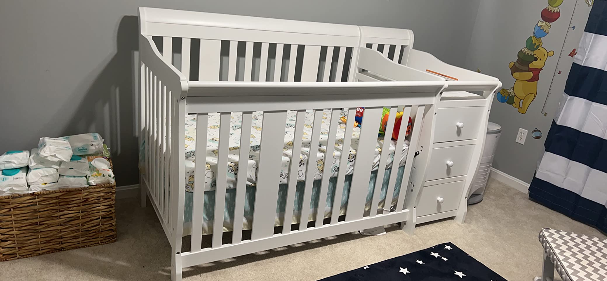 26/mo Finance Storkcraft Portofino 5in1 Convertible Crib and