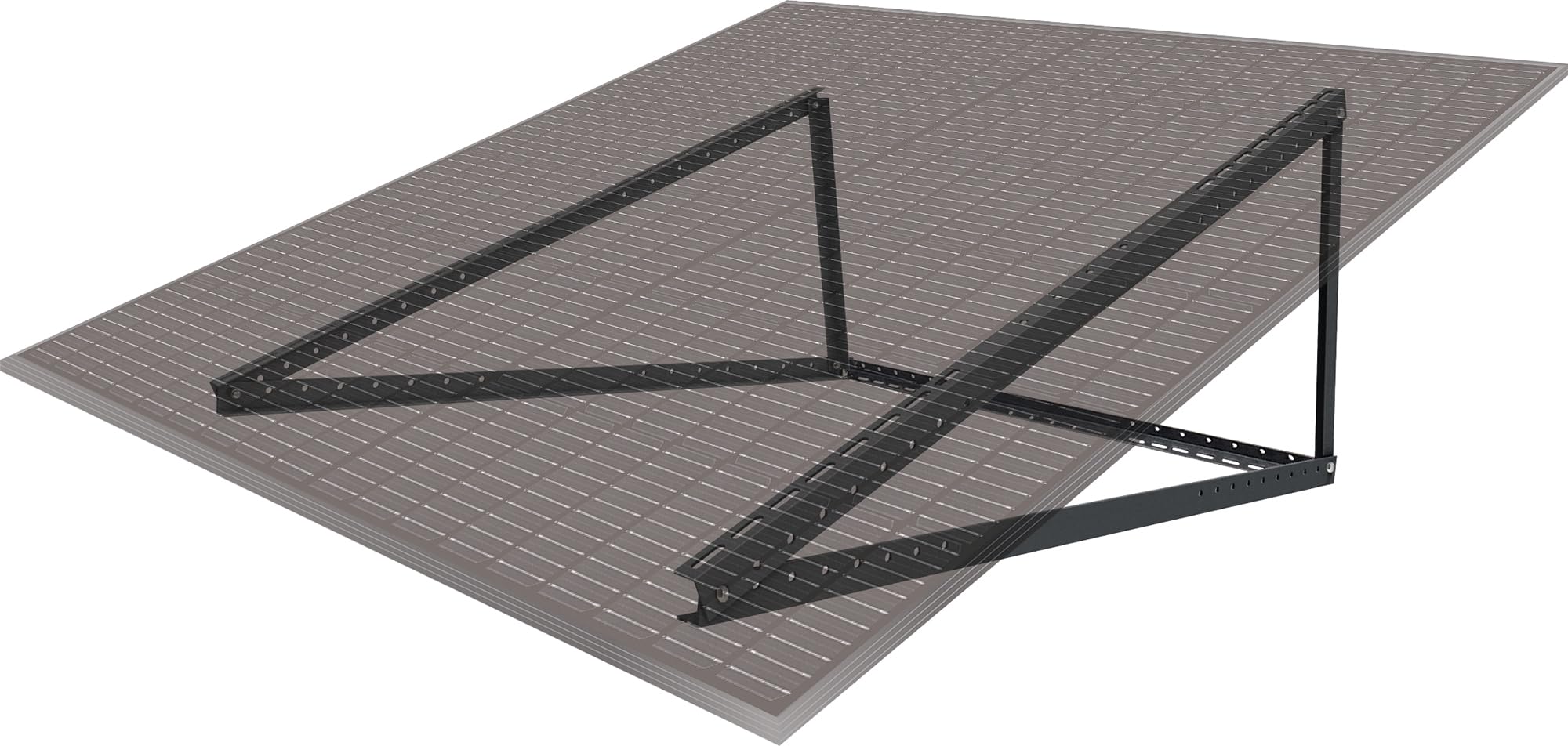 SCHWAIGER SOBM1030 Alu-Ständerwerk Solar-Modul Solarpanel Ständer Solar-Halterung Solarmodul-Halter Aluminium schwarz Photovoiltaikanlage