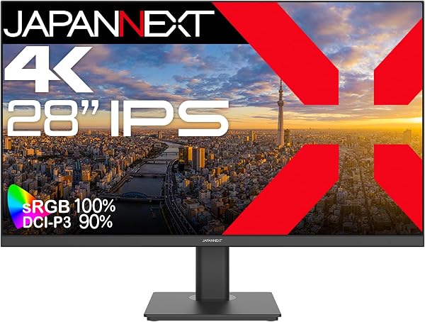 【Amazon.co.jp Exclusive】JAPANNEXT 28 Inch IPS Panel 4K (3840x2160) Resolution LCD Monitor JN-i283U HDMI DP HDR sRGB:100% DCI-P3:90% - 1