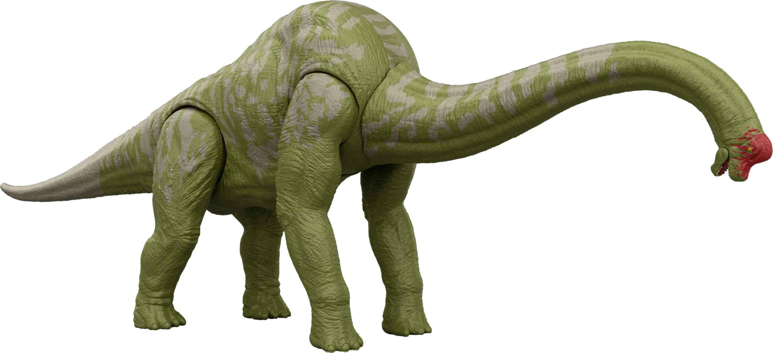 Mattel Jurassic World Brachiosaurus Action Figure, Total Length: Approx. 39.0 inches (99 cm), Super Large Dinosaur, Ages 4 and Up, Green