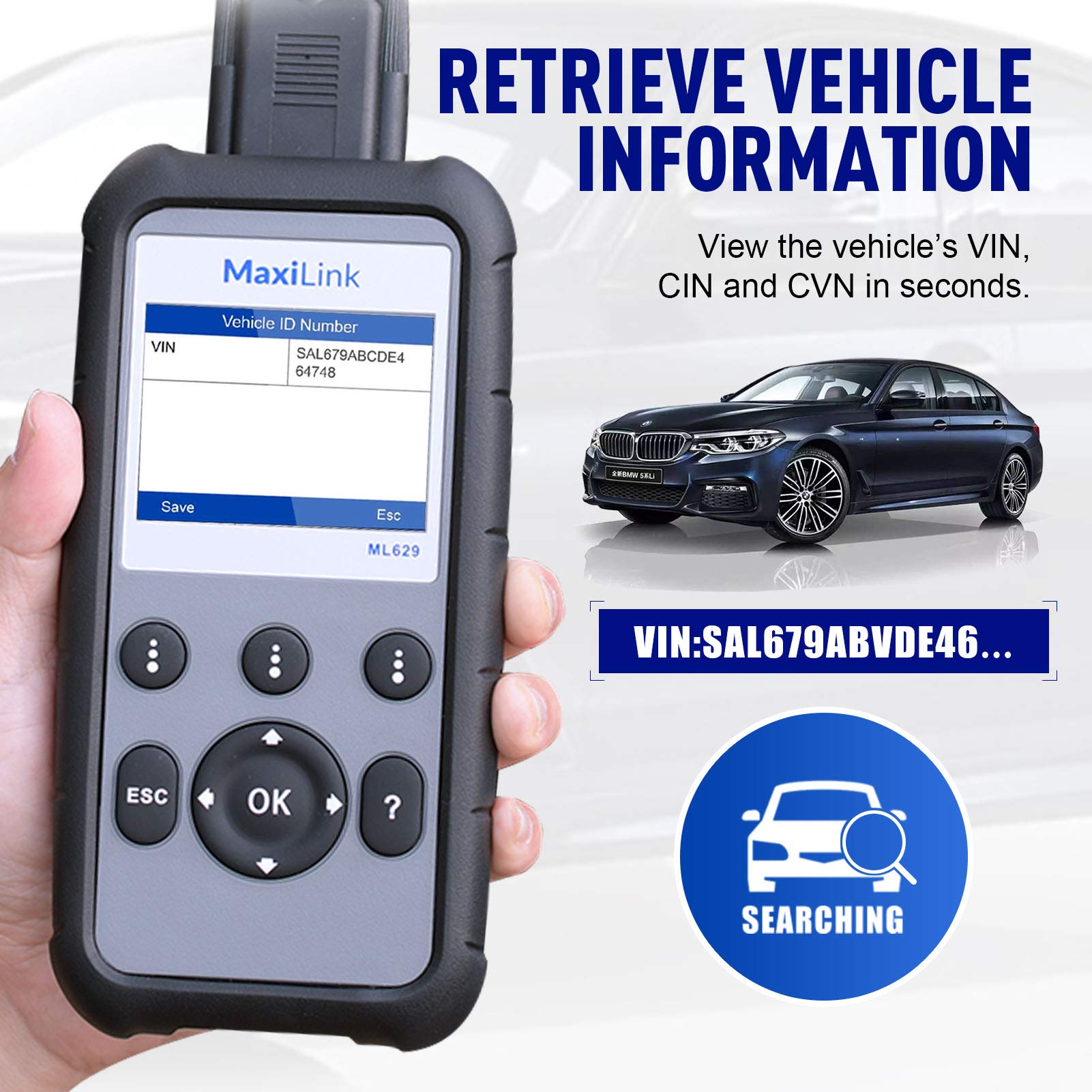 Amazon | Autel MaxiLink ML629 OBD2車用故障診断機 日本語 AL619 