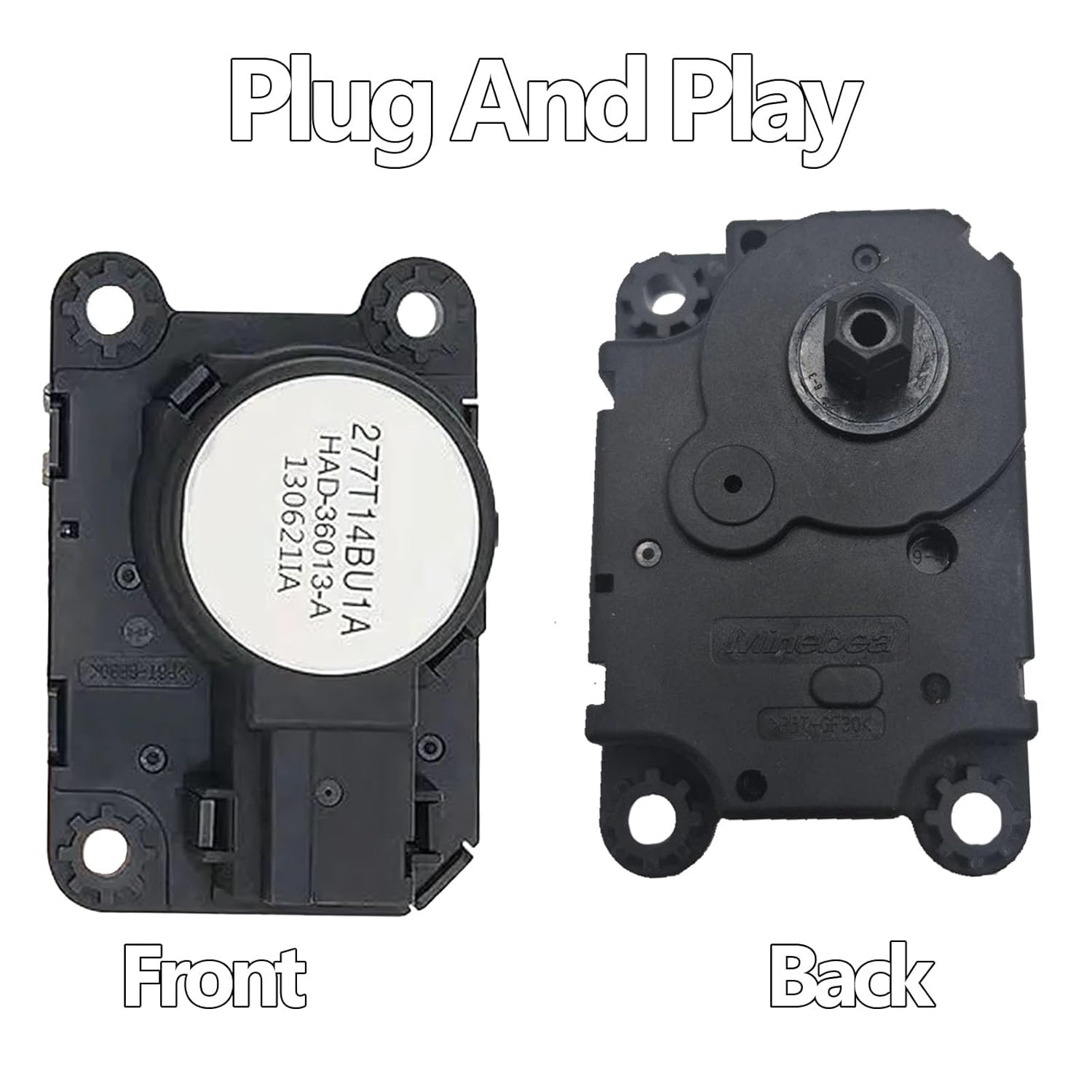 277T14BU1A HVAC A/C Intake Heating Flap Motor Actuator Bracket Compatible with Qashqai/Rogue Sport 2014-2019 Replaces 277T1-4BU1A Heater Valve Motor