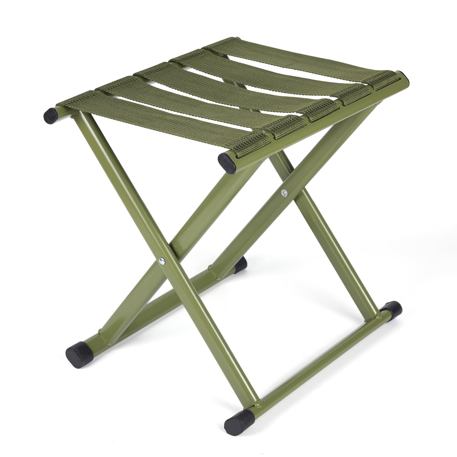 Folding Stool 14.17 "Heavy Duty Camping Stool Outdoor Portable Chair, 440 Pound Heavy Duty Portable Folding Stool, Suitable for Camping, Outdoor Hiking, Outdoor Fishing, Picnicking,BBQ