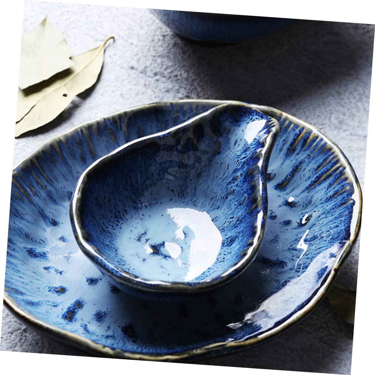 LAPYAPPE Nordic Style Ceramic Sauce Dish Versatile Seasoning Plate for Dipping Sauces Condiments Snacks for Home Parties Celebrations Compact Easy to Clean