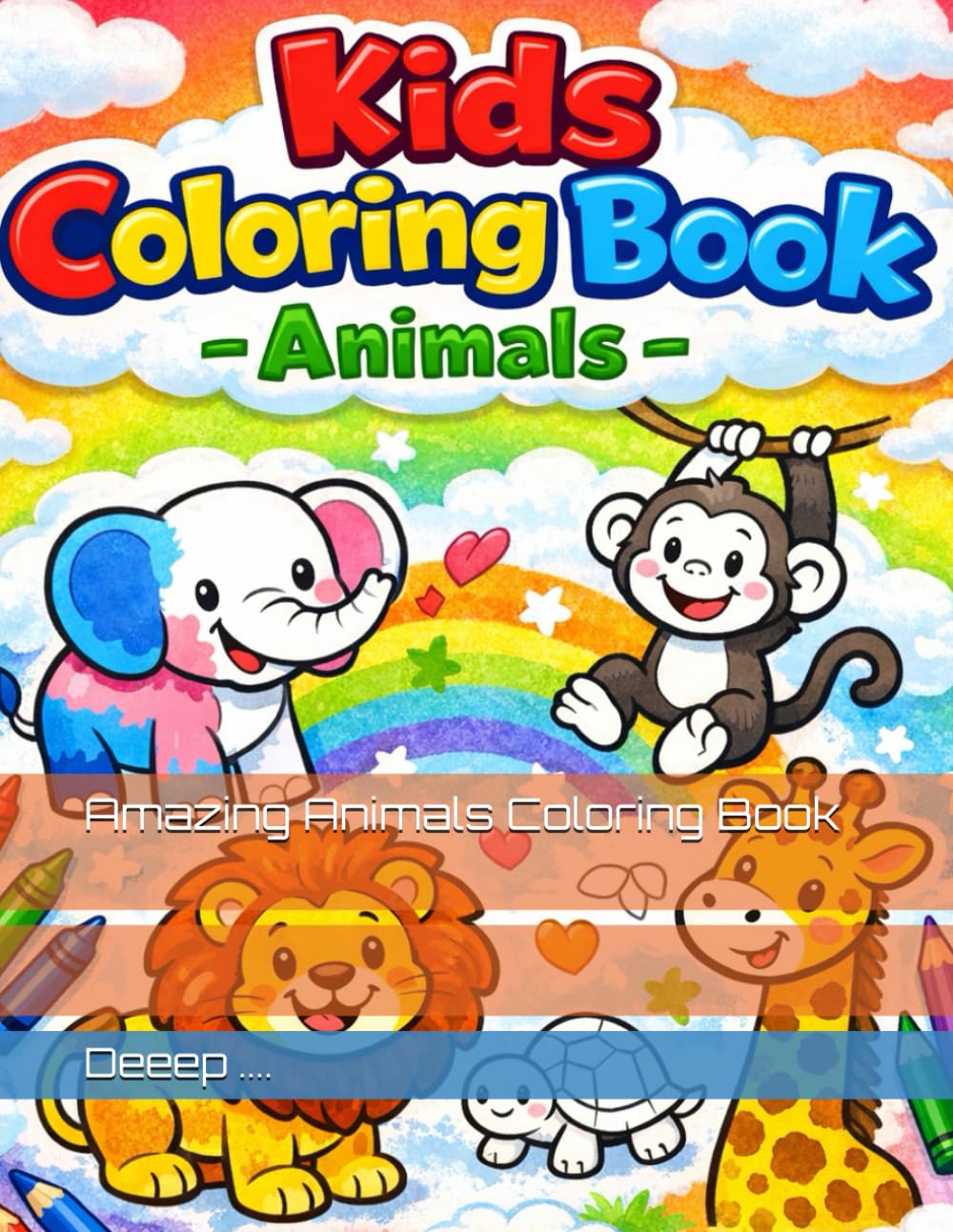 Amazing Animals Coloring Book