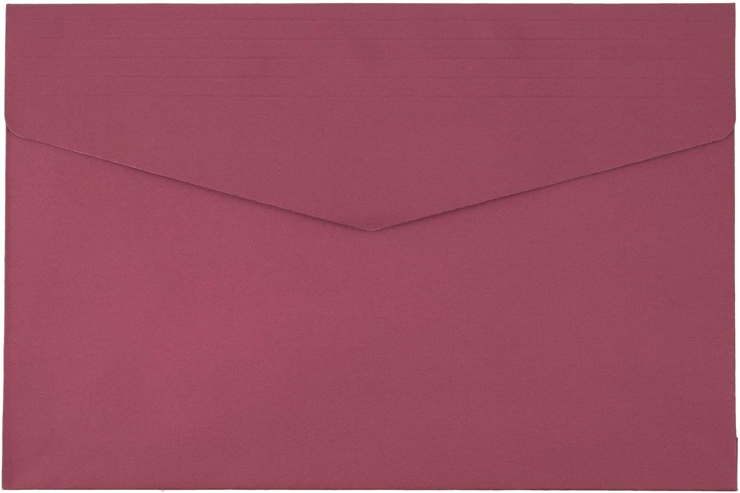 Mead Envelope Style File Folder, 10" x 15", Legal Size Documents, Envelok Legal Wallet, Burgundy (38559)