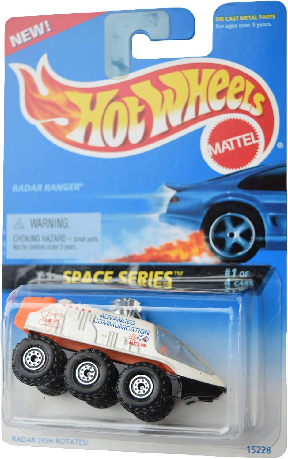 Hot Wheels Space Series 1/4 Radar Ranger #388, White ()