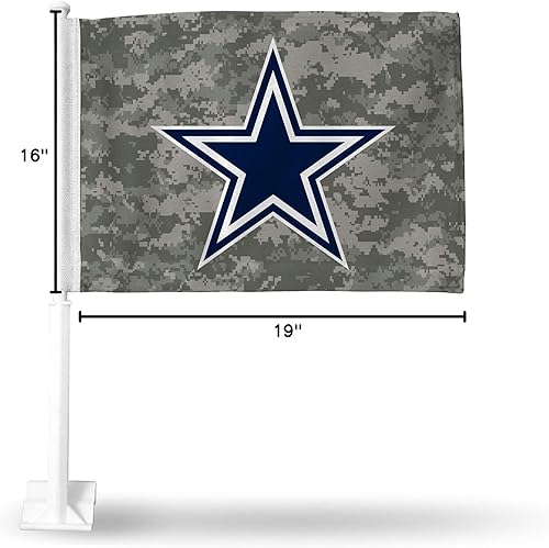 Miniatura 352 de Rico Industries NFL - Bandera de doble cara para automóvil, accesorio para auto B07NHSRDX2