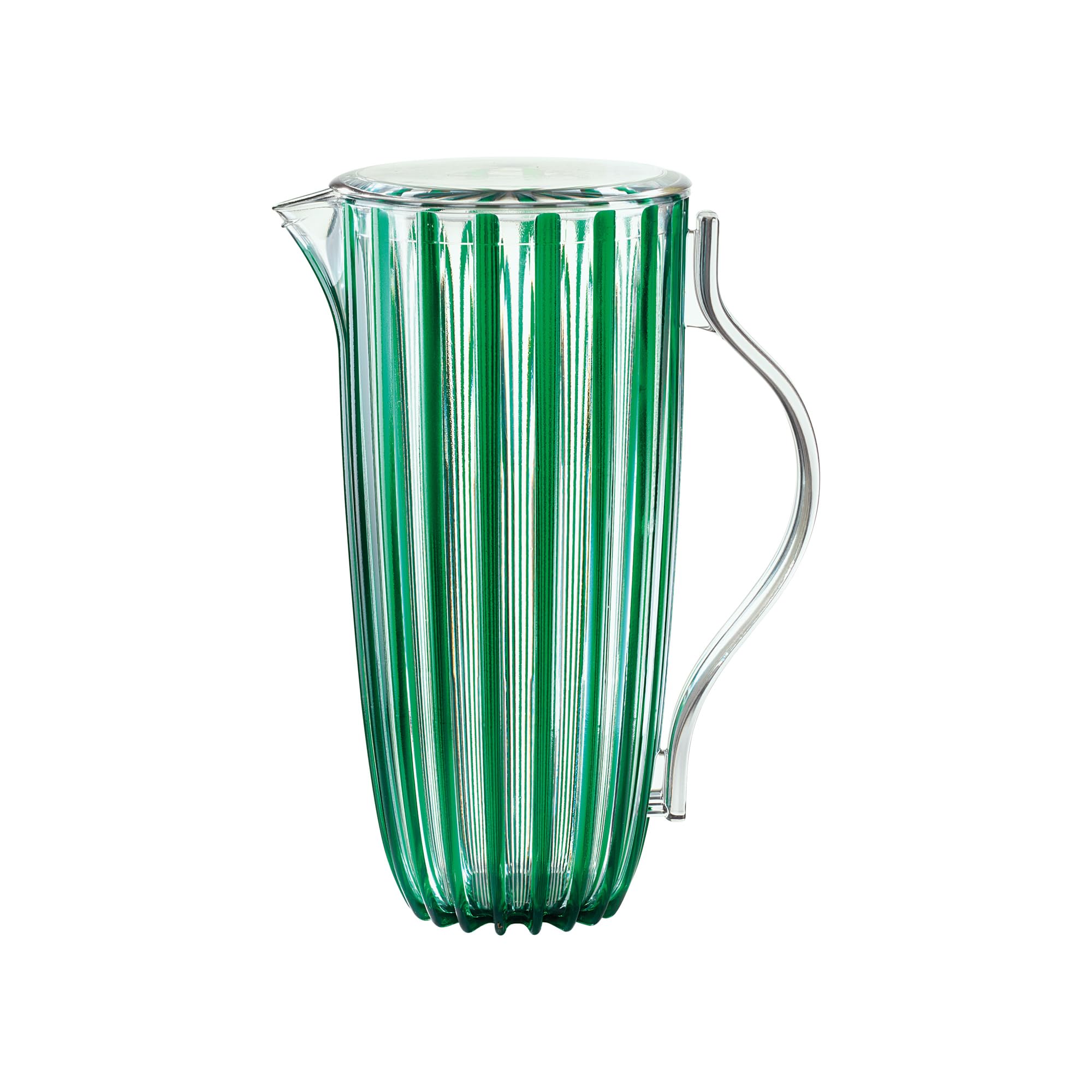 Guzzini - Jug with lid in bio-Based Plastic, Emerald Green, Dolcevita