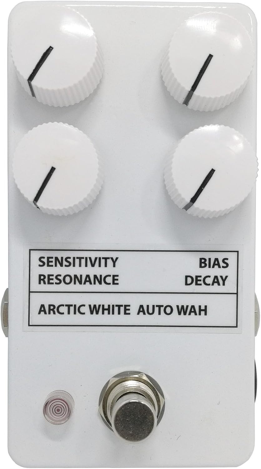 Arctic White Auto Wah Filter Effect Guitar Pedal Musical
