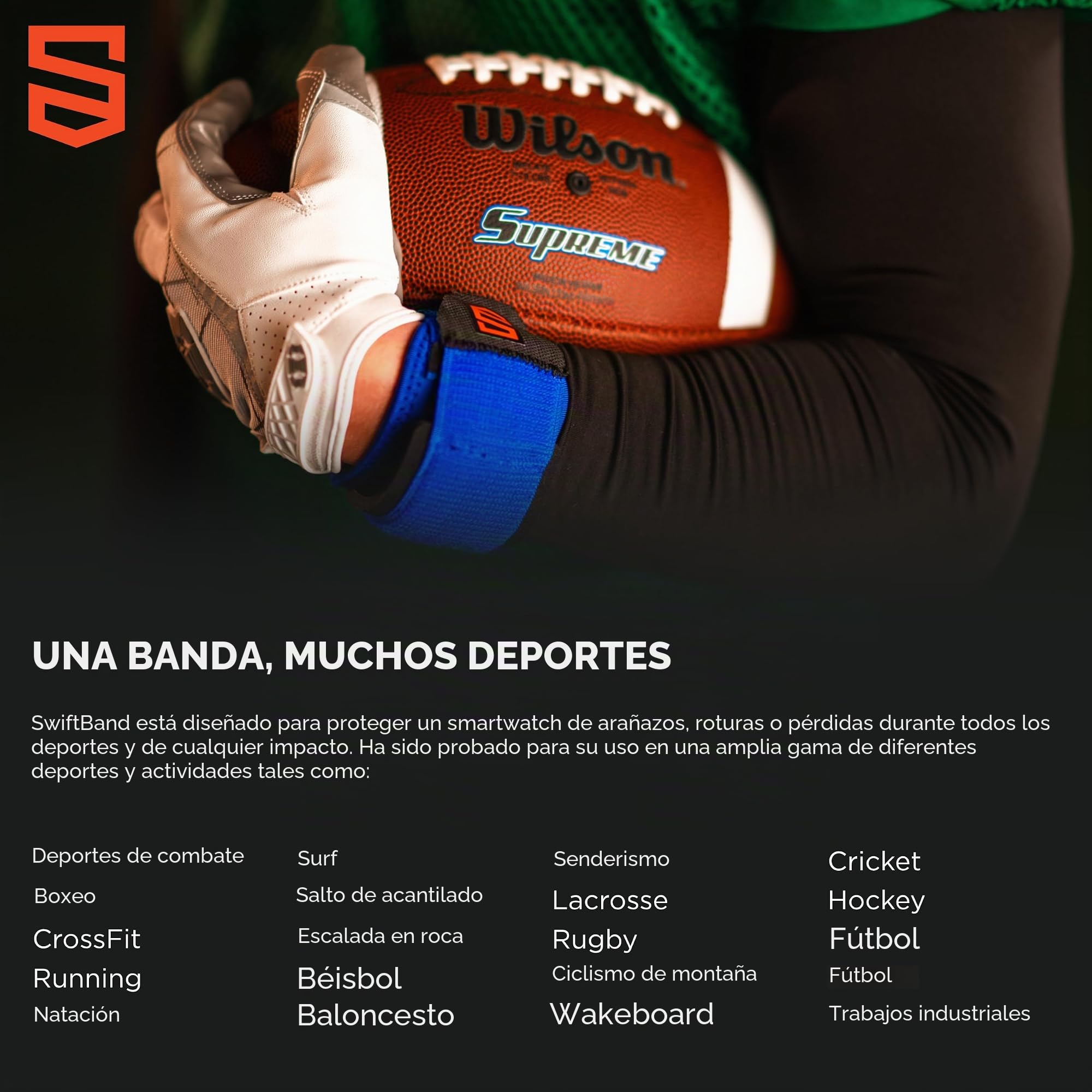 SwiftBand Protector universal de reloj inteligente – Protector de pulsera y protector de pantalla compatible con Apple Watch, Fitbit, Garmin, Amazfit, Fossil, Samsung y más