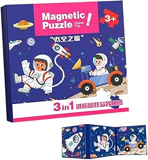 Magnetisches Puzzle | Kleinkindspielzeug Puzzle-Buch mit Lernaktivitäten | Kleinkinderspiele für Lernen Bildung und Entwicklung - Auto Flugzeug Reise Geburtstag Bildung und