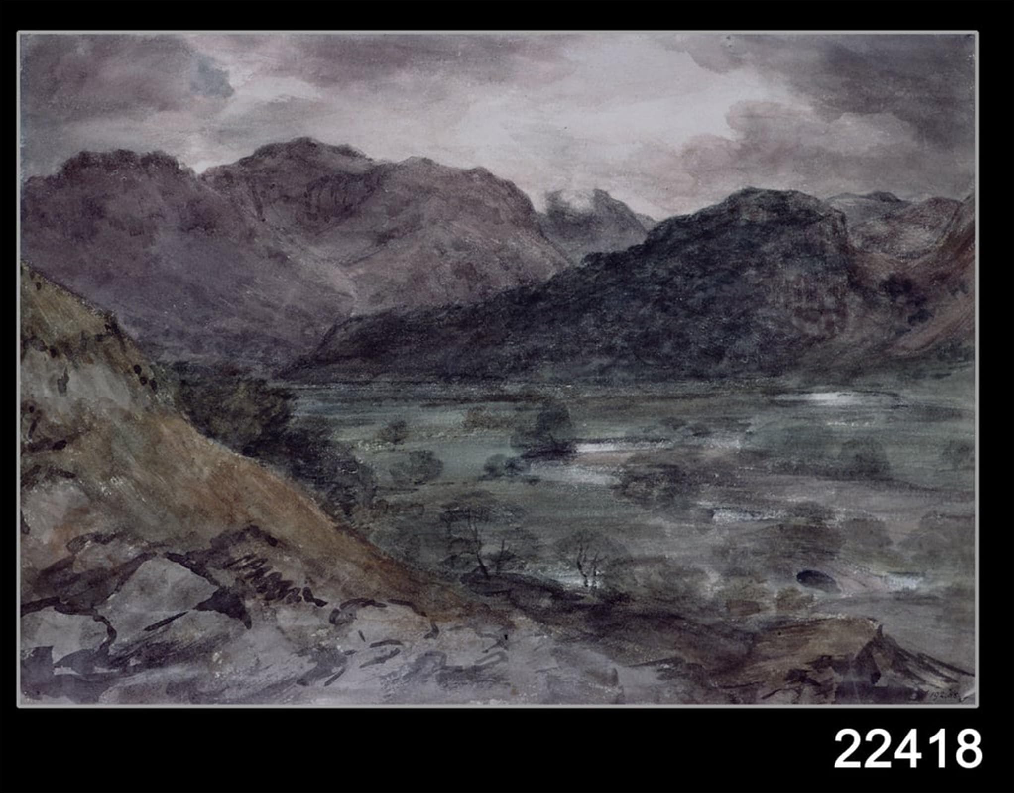 Tableau toile Blick dans Borrowdale John Constable 60x90cm - 5