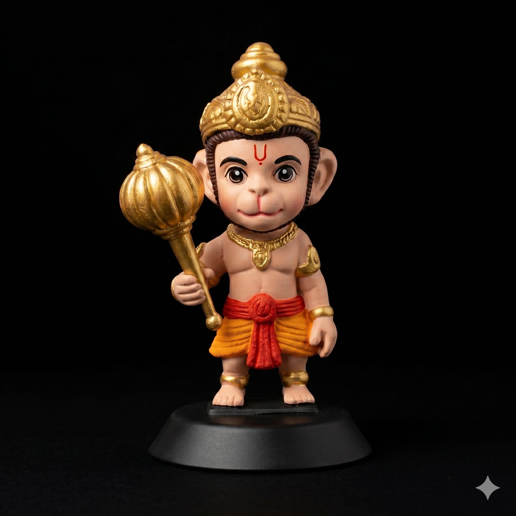 Cute Bal Hanuman Idol | Baby Hanuman Figurine with Gada | Decorative Dashboard, Car, Temple Showpiece | Devotional Gift for Home & Office (Lord_Hanuman_Idol)-image-40