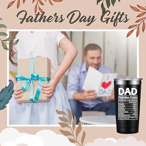 Miniatura 3 de Grifarny Regalos para papá Regalo de Navidad para papás de parte de hija, hijo Regalos del día del padre para papás Vaso de 20 onzas