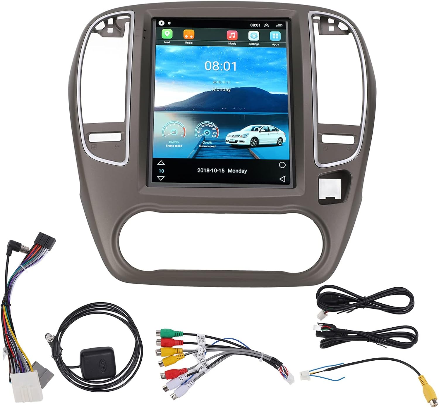 Nawigacja samochodowa GPS Odtwarzacz multimedialny z ekranem dotykowym Android 10.1 Idealny zamiennik dla Sylphy 2005 2012 ze sterowaniem na kierownicy Bluetooth Obraz cofania i