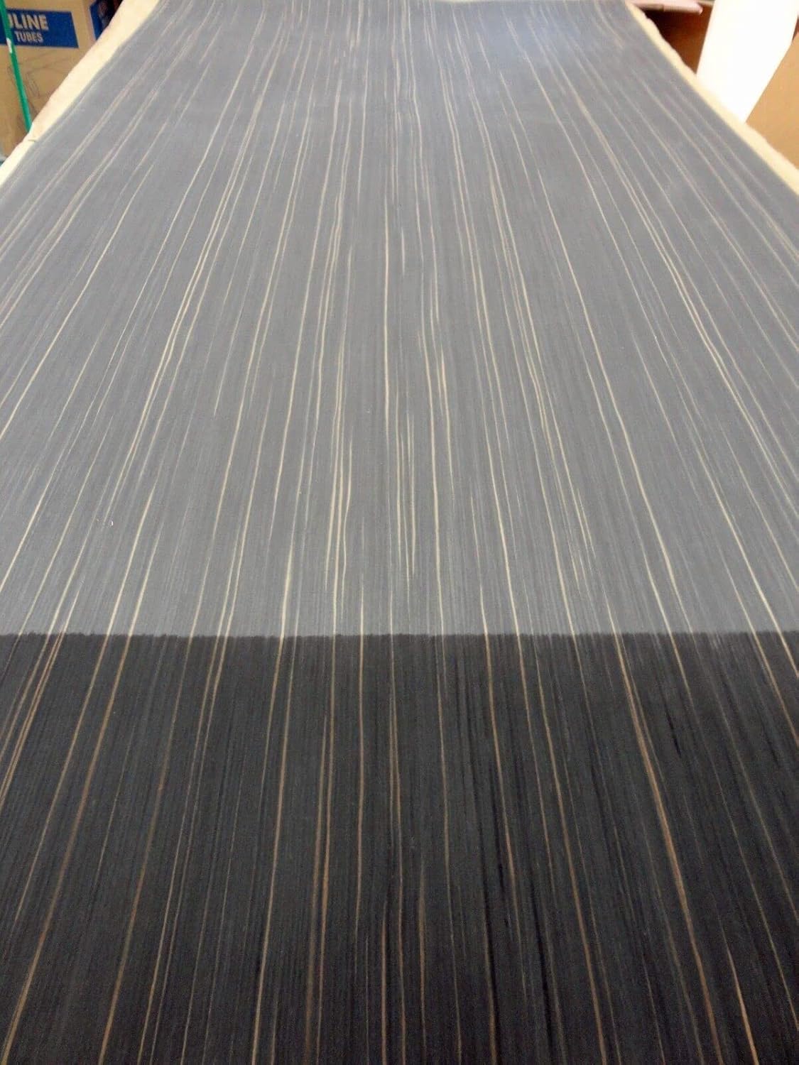 Ebony Macassar Composite Wood Veneer 8" x 24" raw no Backer 1/42" Thick # 616
