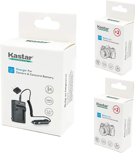 Kastar NP-FW50 Battery(4-Pack) and Charger for Sony BC-VW1 BC-TRW and Alpha 7 a7 a7R a3000 a5000 a6000 NEX-3 3N NEX-5 5N 5R 5T NEX-6 NEX-7 NEX-C3 NEX-F3 SLT-A33 A35 A37 A55V DSC-RX10 Camera