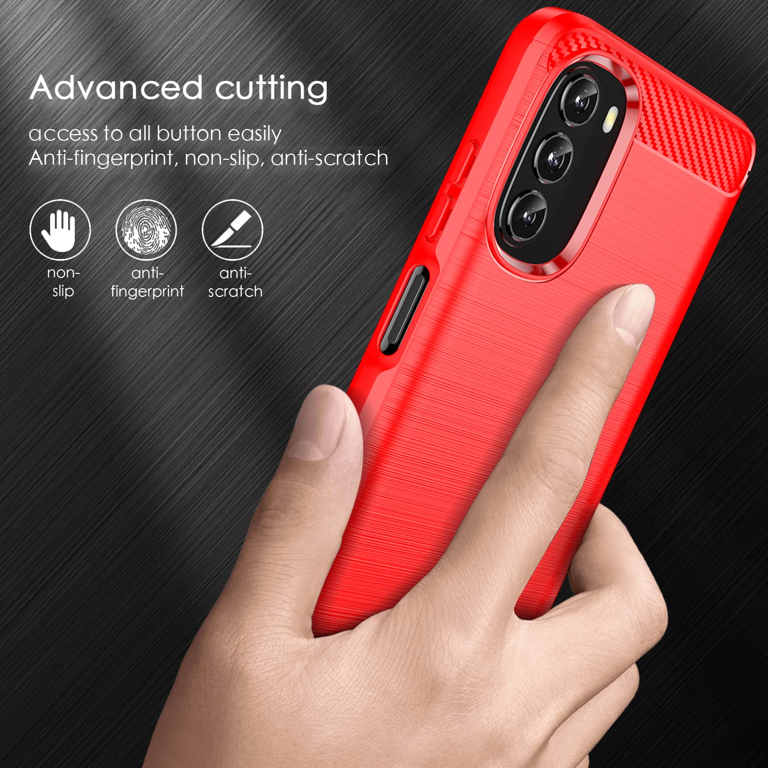 SCL Custodia Per Moto G 5G 2022 Custodia Motorola G 5G 2022 Coque, [Blu