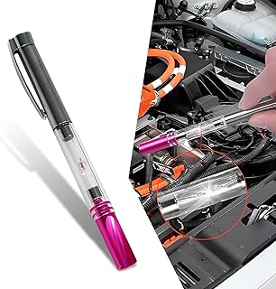 MLY Car Spark Plug Ignition Tester Pen, High Voltage Wire Cylinder Wire Spark Plug Detection Tool, Non-Disassembly No Damage with High-Brightness Bulb at End Groove, Universal for Cars (Multicolored)
