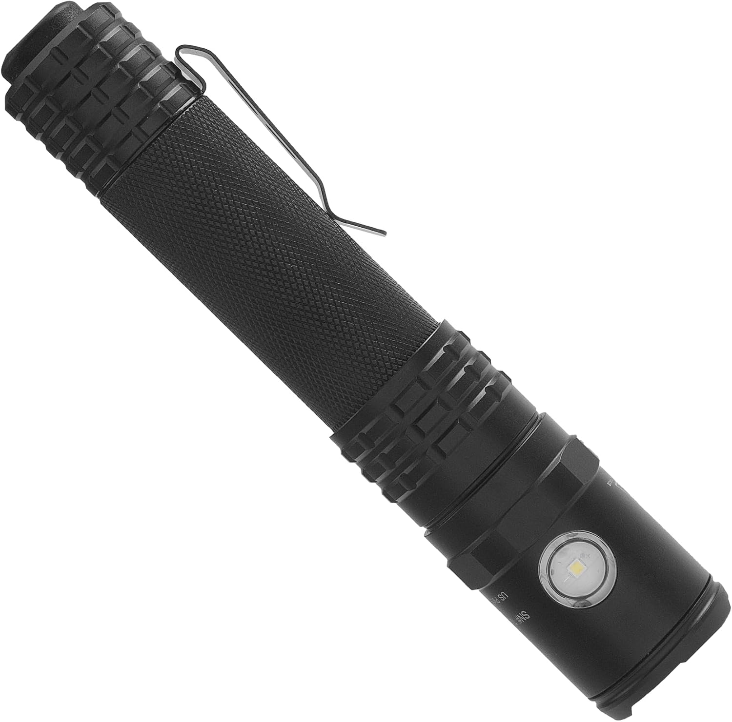 Nightstick USB-588XL Metal USB Dual-Light Tactical Flashlight - White Spot - White Flood - Li-Ion - Black