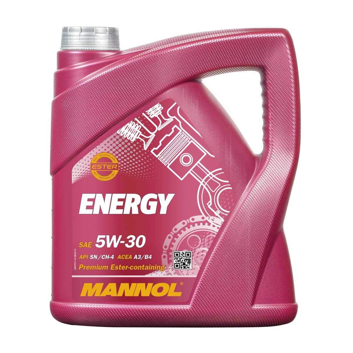 Set 85476903 MN7511-4 2x 4 Liter Original MANNOL Motoröl Energy 5W-30 API SL/CF Engine Oil Öl