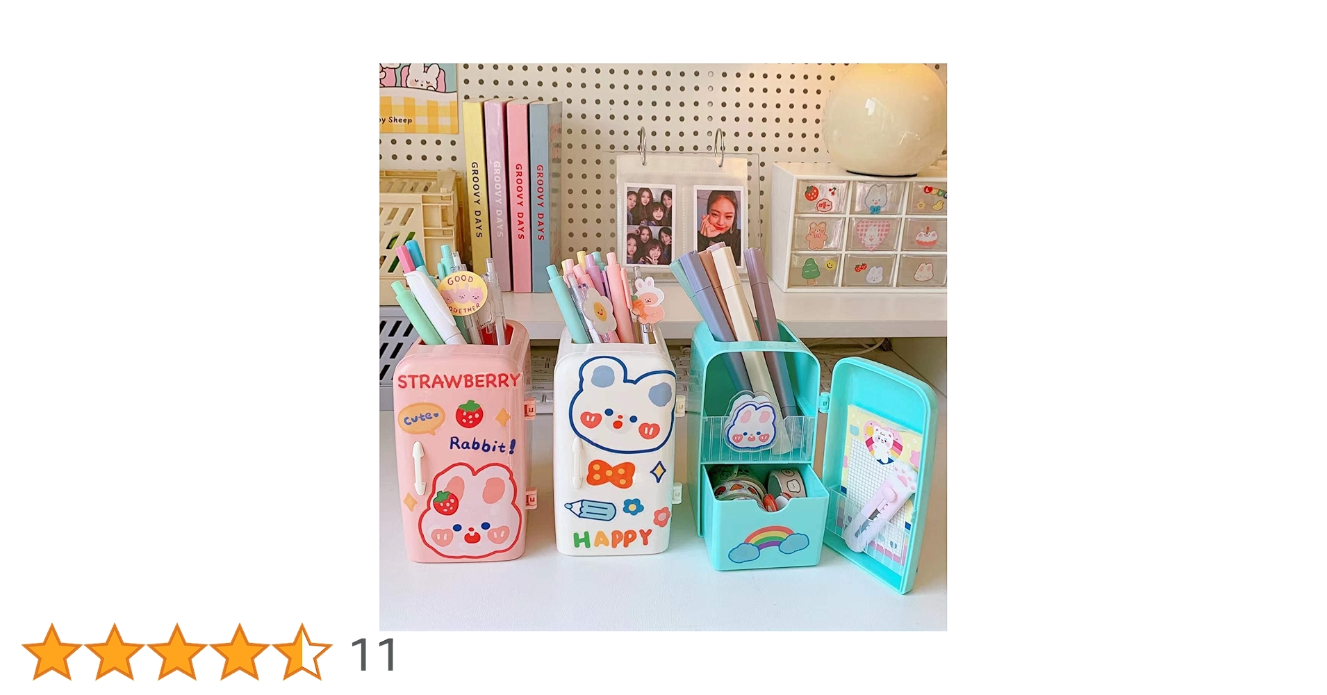 Amazon.co.jp: JHTPSLR カワイイ冷蔵庫文房具オーガナイザー