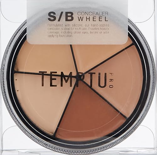 Miniatura 6 de TEMPTU Rueda neutralizadora SB - Incluye 5 tonos correctores de color para perfeccionar e igualar todos los tipos de piel y tonos Multiuso se puede