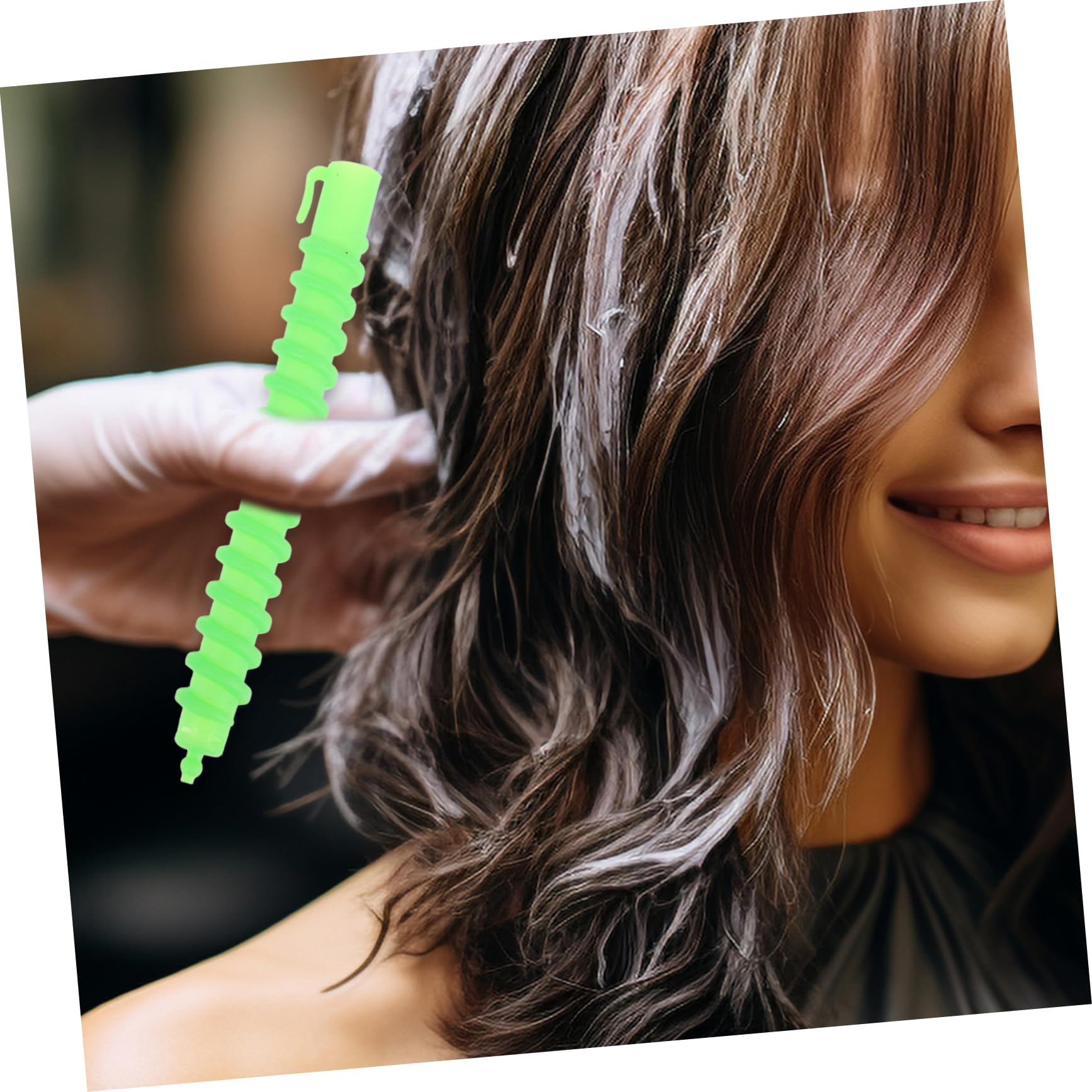 Spiralwickler für Dauerwellen und Locken aus Kunststoff